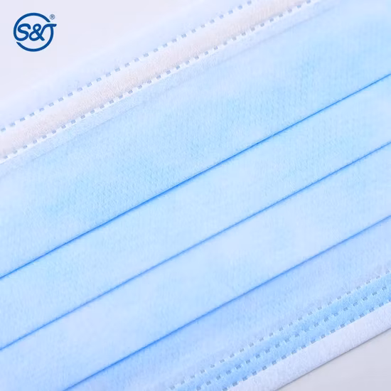 SJ En14683 FDA hochwertige Gesichtsmaske, 3-fach, bequeme medizinische Einweg-Ohrbügelmaske