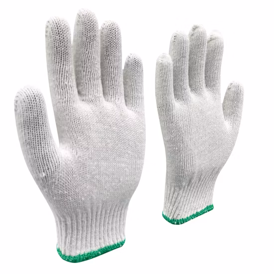 China Großhandel 7/10 Gauge Baumwolle/Strickhandschuh Arbeits-/Industrie-/Hand-/Schutz-Sicherheitsarbeitshandschuhe
